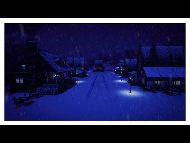 BLIZZARD Snow Storm WIND Sounds for Sleeping | HEAVY Snow STROM Sounds for SLEEPING DARK SCREEN