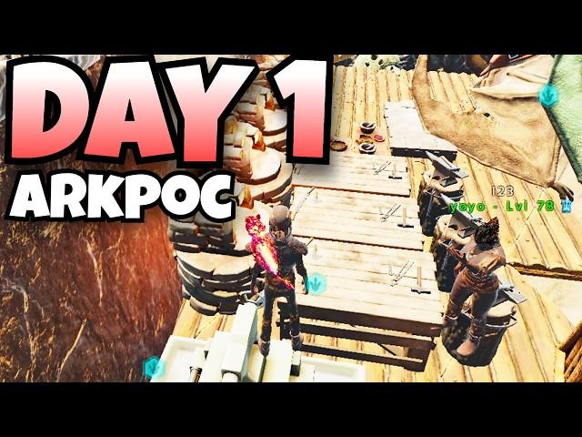 Starting FRESH on ARKPOC Day 1! - Ark Ascended PvP