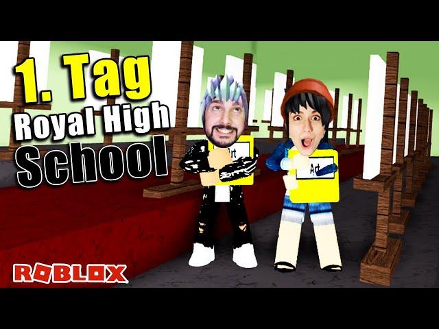 UNSER 1. TAG AN DER ROYAL HIGH SCHULE! Wie ist das Leben an der neuen Schule? [Roblox Deutsch]