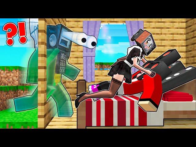 MIKEY'S GHOST is SPYING on TV MAID with JJ!  R.I.P MIKEY? - SAD LOVE STORY in Minecraft - Maizen