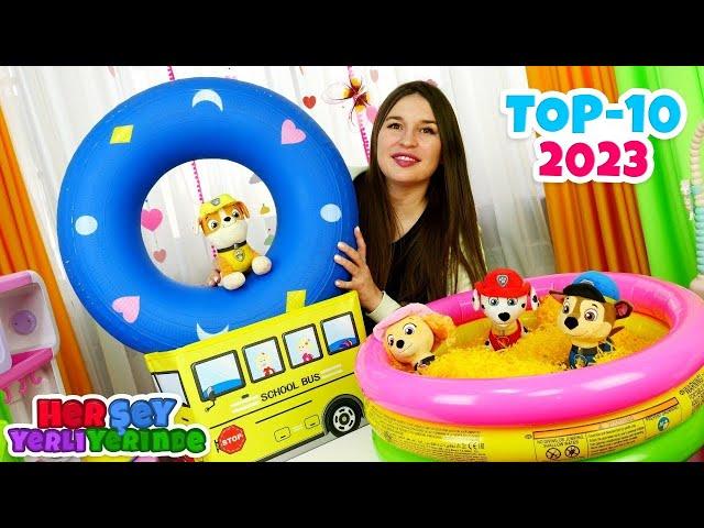 Bebek videoları. Yerli Yerinde şov - TOP 10 videolar. Oyuncaklar ile videolar.