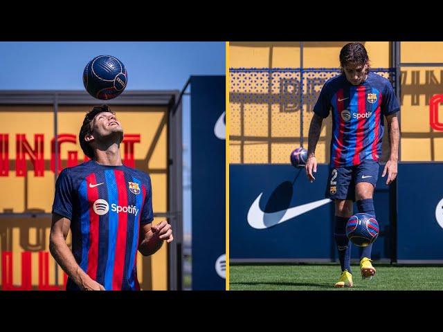 MARCOS ALONSO & BELLERÍN'S FIRST TOUCHES AS BARÇA PLAYERS ️