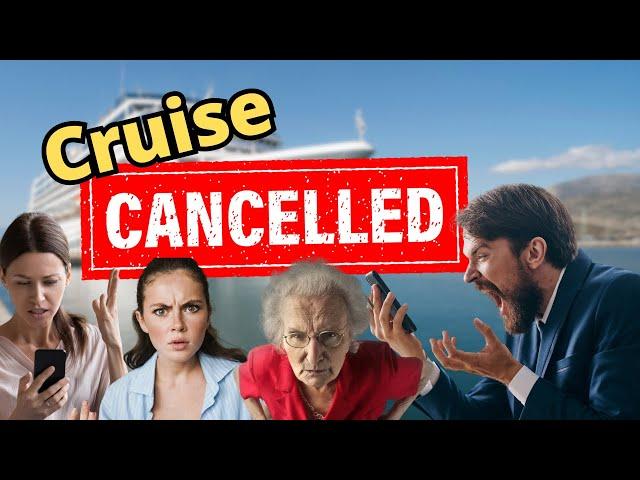 CRUISE LINE CAUSES CHAOS AFTER CANCELING THEIR CRUISE