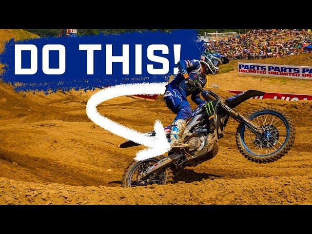 How to Corner a Dirt Bike Like TOMAC | Feet On The Pegs