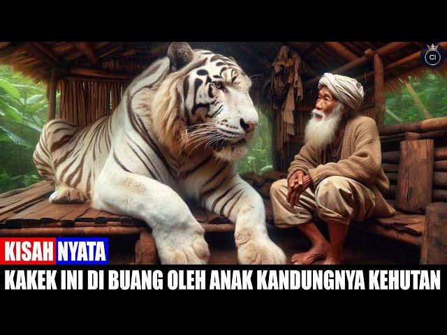 Warga Merinding!! Kakek Tua Yang Hidup Dengan Harimau Putih Raksasa Di Hutan Kalimantan