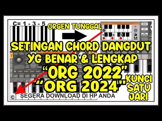 cara menyeting cord org 2024 untuk lagu dangdut