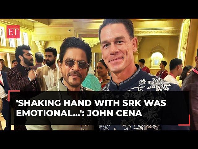 John Cena shares his "starstruck" meeting with Shah Rukh: 'Shaking hand with SRK was emotional...'