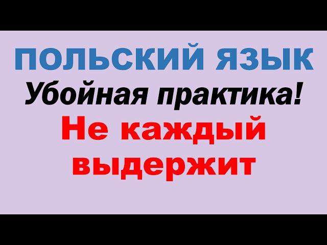 Польский язык. Весь В1. Часть 1.  Первые 16 уроков из плейлиста В1 с зубрежкой.