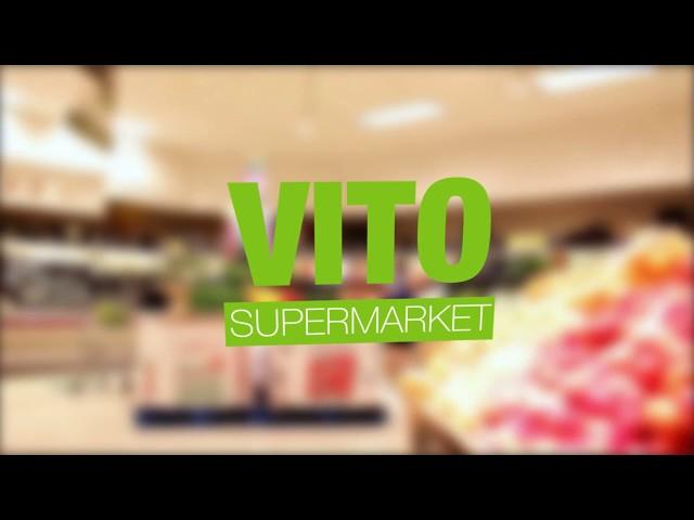 Vito Supermarket (not a real supermarket) motion graphics advert