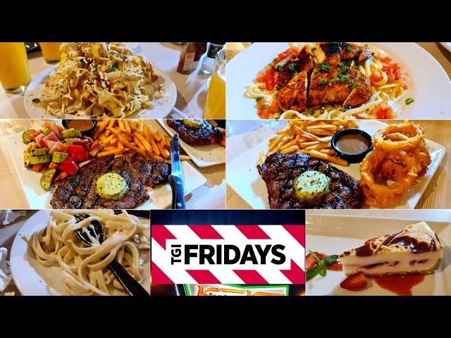 Dining at TGI Fridays Restaurant in Riyadh, KSA