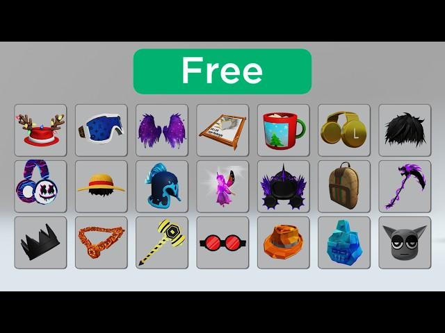 The ULTIMATE FREE ROBLOX ITEMS Compilation