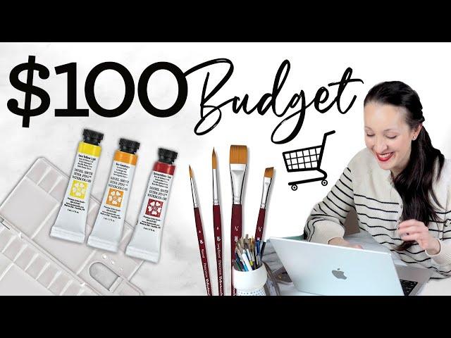 Everything you need for under $100  Watercolor Supply list from a pro