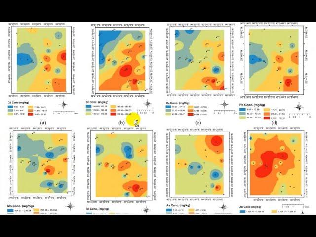 How to Prepare Spatial distribution map of Laboratory Results of collected samples in ArcGIS