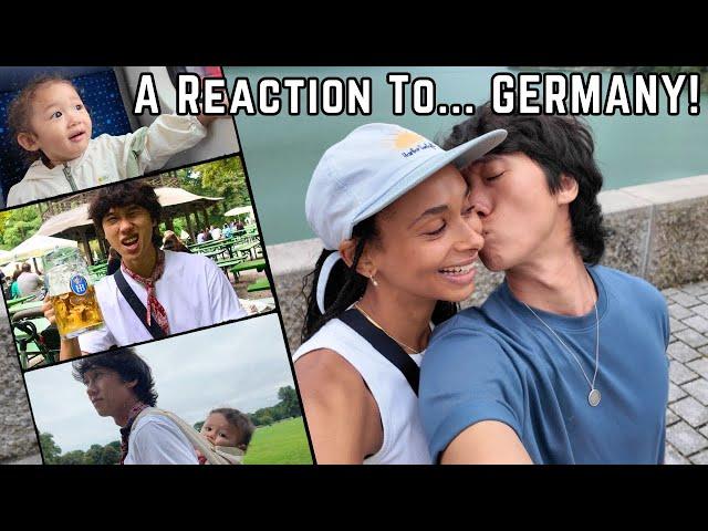 My Korean Husband's FIRST TIME in GERMANY (reactions, food, family trip, travel with BABY & TODDLER)