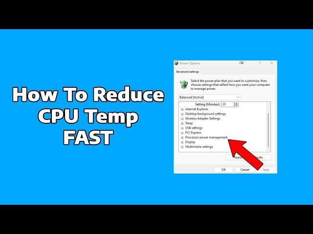 FASTEST Way To Reduce CPU Temperature 2025 - Windows PC/Laptop