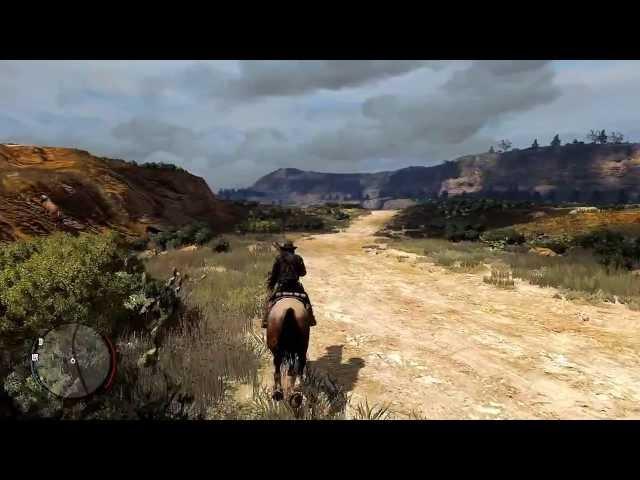 Red Dead Redemption - First ride into Mexico HD