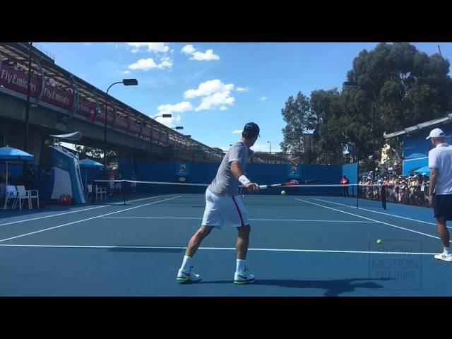 Roger Federer - Forehands in Slow Motion (2016) [720p]