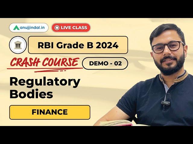 RBI Grade B 2024 Free Live Classes | Finance - Regulatory Bodies | Phase 2 Preparation