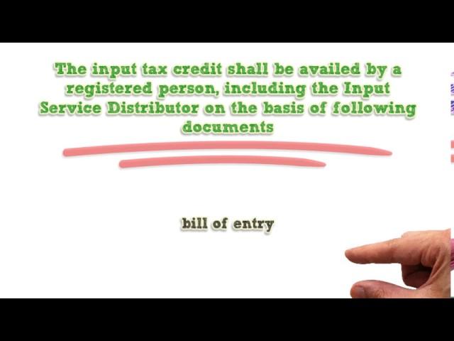 What documents are required to avail Input Tax Credit Under GST