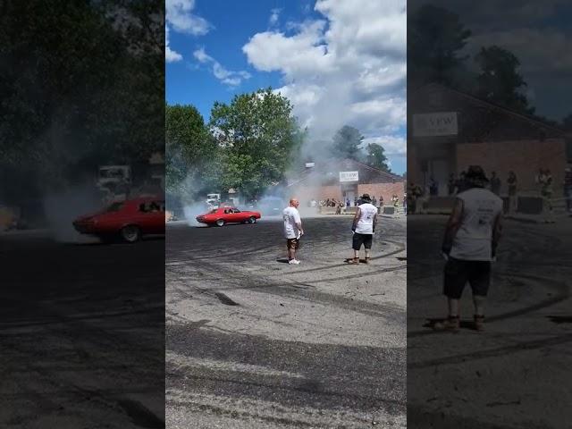 Chevy chevelle SS burnout