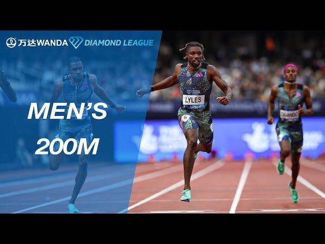 Noah Lyles sets new world lead and meeting record in London 200m - Wanda Diamond League 2023