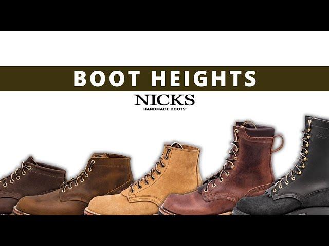 Boot Height Options | Nicks Handmade Boots