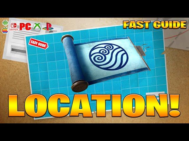 Where to find ALL Waterbending Mythic Weapon Location in Fortnite (How to Get Waterbending Location)