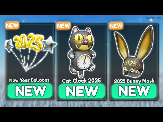 ROBLOX 2025 NEW YEAR ITEMS LEAKED! (How To Get)