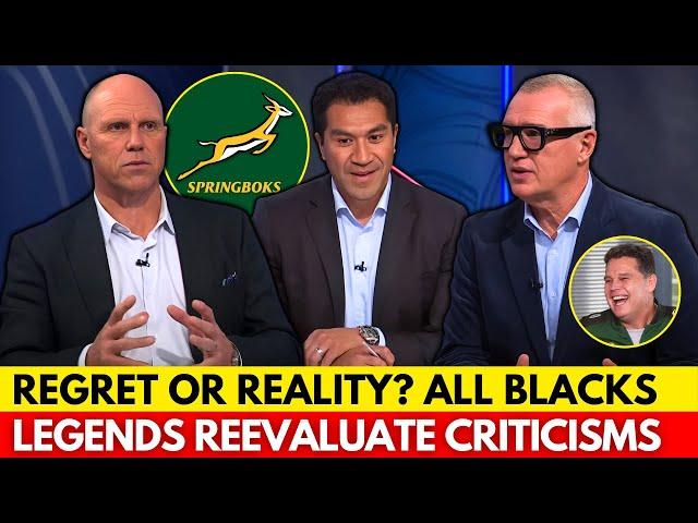 ALL BLACKS LEGENDS REVERSE COURSE AND PRAISE SPRINGBOKS' NEW STRATEGY | SPRINGBOKS NEWS