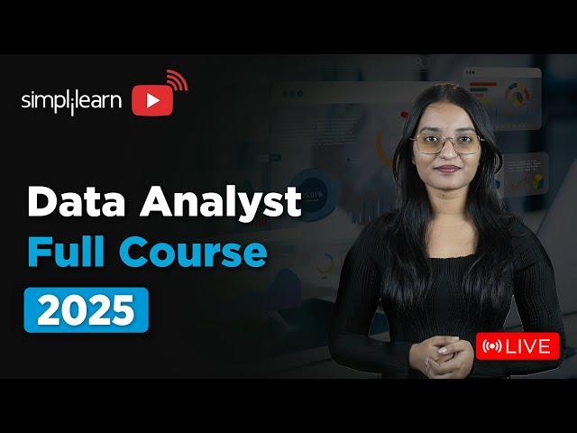 Data Analytics Full Course 2025 | Data Analytics Tutorial | Data Analyst Course | Simplilearn