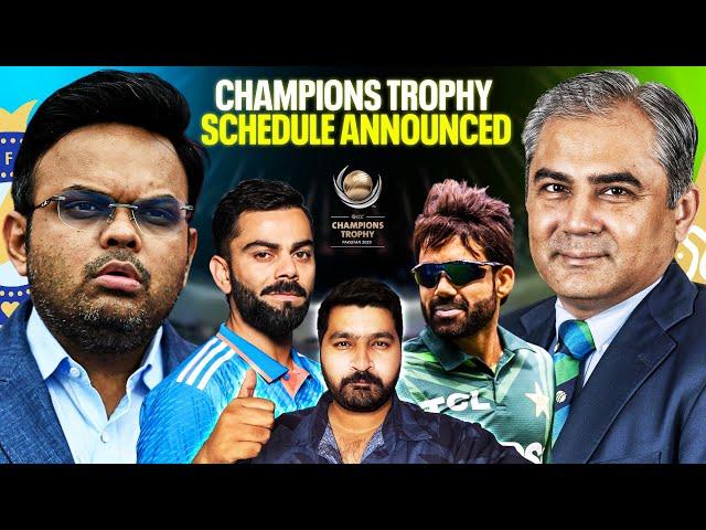 ICC Champions Trophy 2025 Schedule Announced | Pakistan vs India 23 February in Dubai | Cricket |