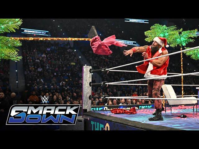 Braun Strowman throws trees at Carmelo Hayes: SmackDown highlights, Dec. 20, 2024