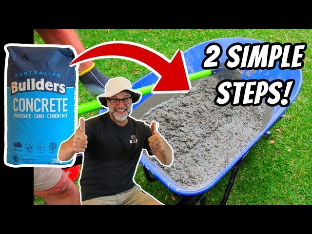 The SECRET to Mixing Concrete by Hand Revealed!