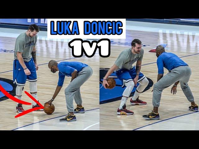 1v1 Luka Doncic Vs. Coach Jamahl Mosley  NBA Workout ‼️