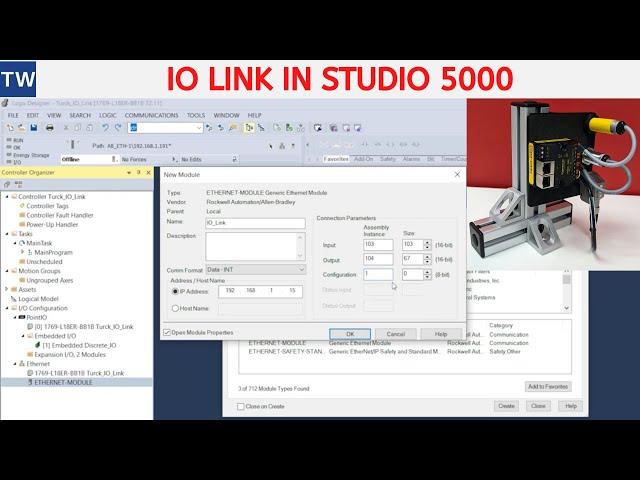 Turck IO Link Quick Start for Studio 5000 Controllogix Compactlogix