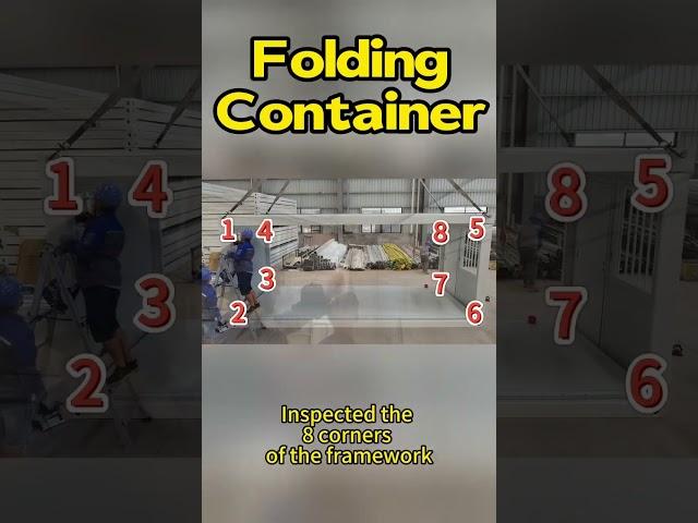 Folding Container House,it’s easy to install #container #container house #folding container house
