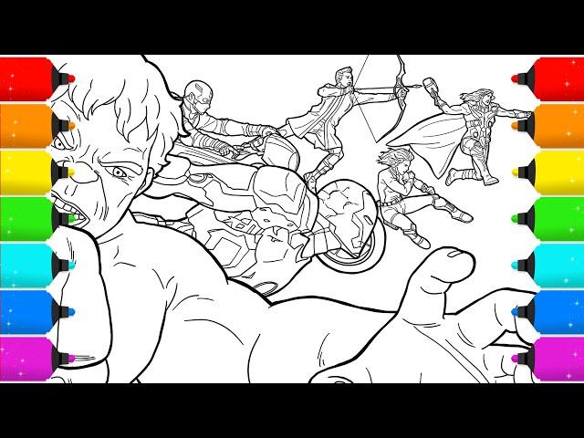 Drawing Marvel Avengers Superheroes