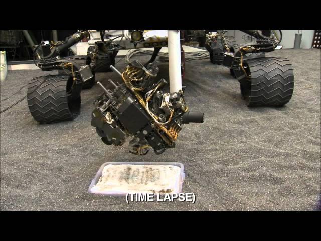 Curiosity Rover Scoop Test [720p] [3D converted]