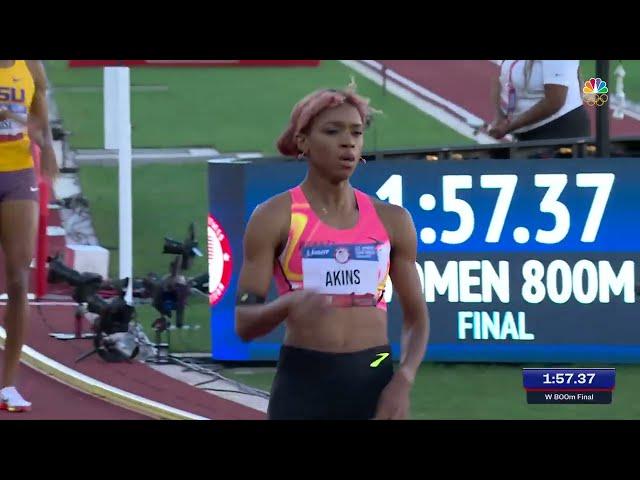 Battle to the finish in the women's 800m | U.S. Olympic Track & Field Trials