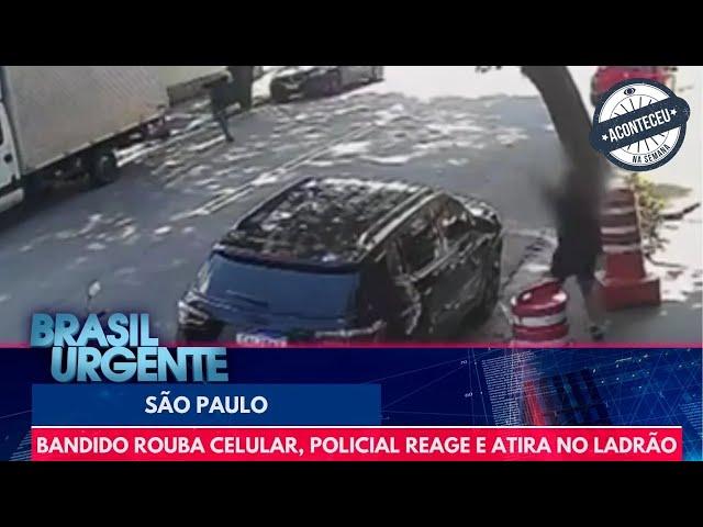 Aconteceu na Semana | Bandido rouba celular, policial reage e atira no ladrão