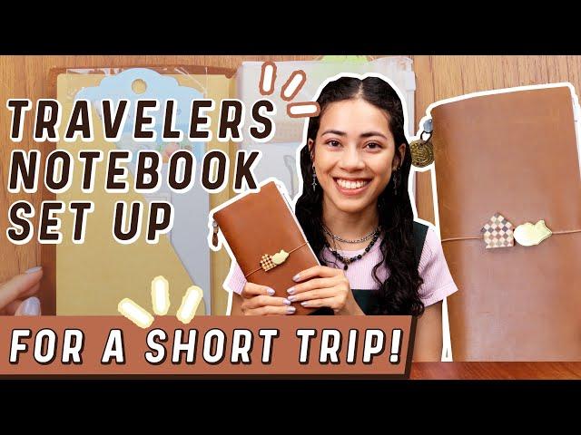 Ashley’s Traveler’s Notebook Setup for a Short Trip!