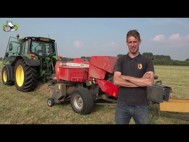 Meer capaciteit met de Massey Ferguson 1842S-pers kleine pakjes pers