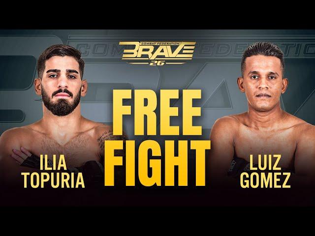 Ilia Topuria vs Luis Gomez | FULL Fight | BRAVE CF 26