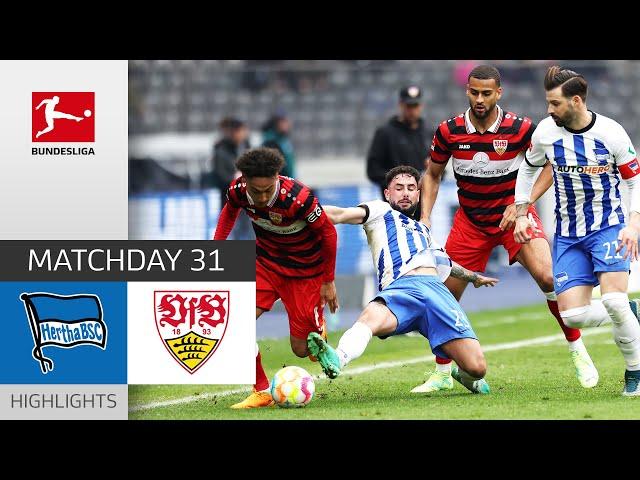 The "Old Lady" Does Not Give Up! | Hertha BSC - VfB Stuttgart | Highlights | MD 31 – 2022/23