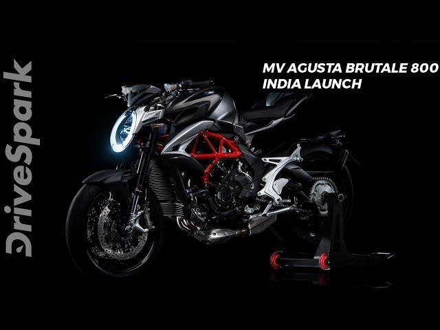 MV Agusta Brutale Launched In India - DriveSpark