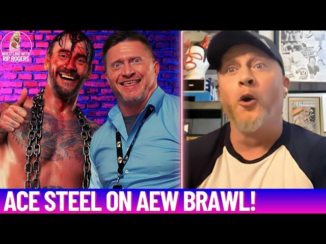 Ace Steel on AEW All Out Backstage Brawl!