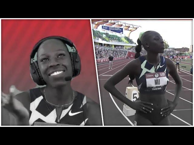 Athing Mu Goes To Wrong Lane In Pro Debut At Olympic Trials