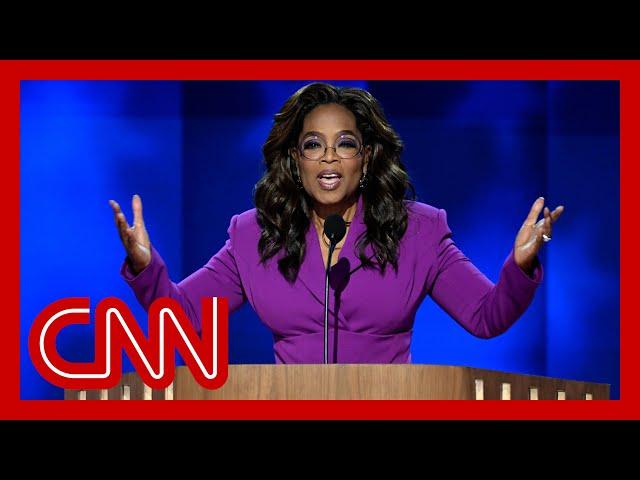 Oprah Winfrey issues a direct call to undecided voters to choose 'common sense over nonsense'