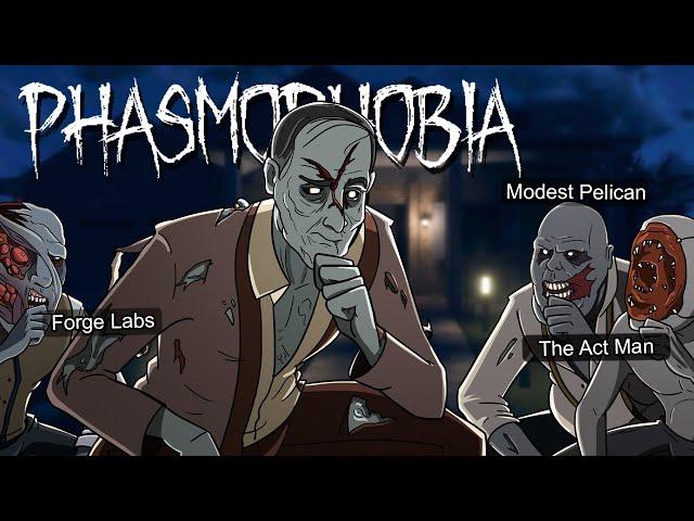 I kidnapped my favorite YouTubers and forced them to play Phasmophobia