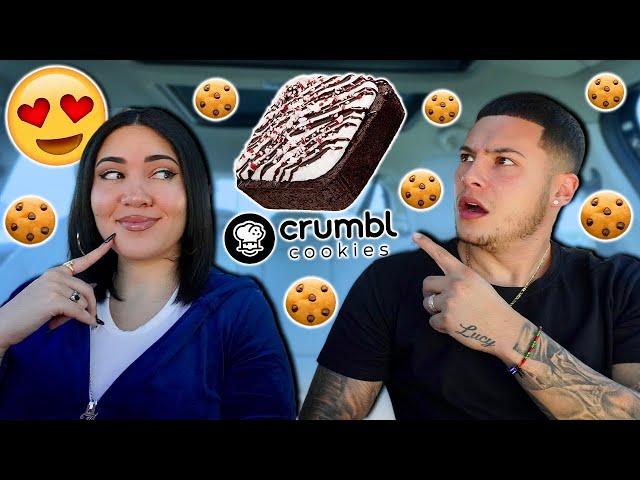 Trying Crumbl Cookies New Flavors!! *Jimmy Fallon*